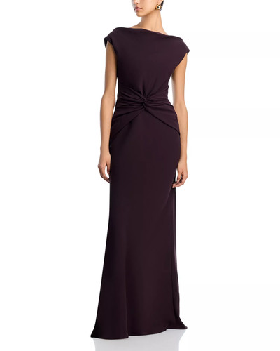 Amsale formal gown crepe twist - amsale,